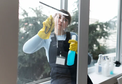 Nettoyage de vitres intérieures et extérieures à Saint-Laurent-de-la-Salle